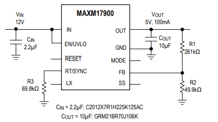 4V~21V 100mA ṹսѹ?ModuleԴMAXM17900